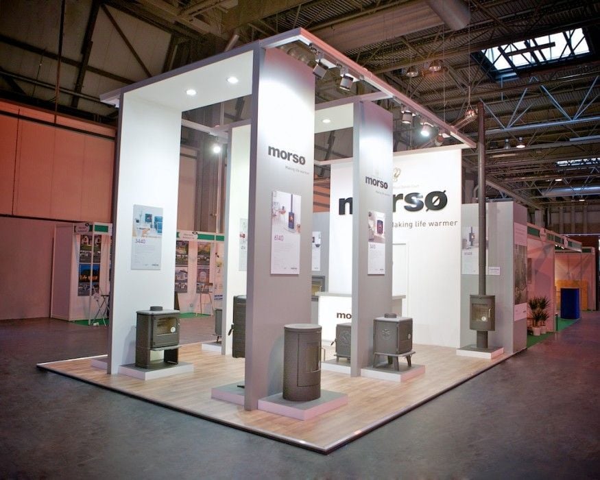 Exhibition stand design for Morsø Stoves at the National Homebuilding & Renovation show 2