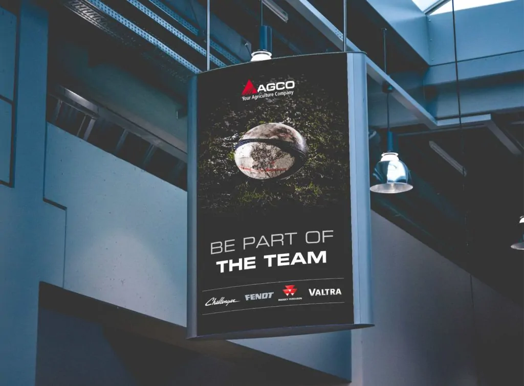 AGCO Be Part of The Team Hall Banner